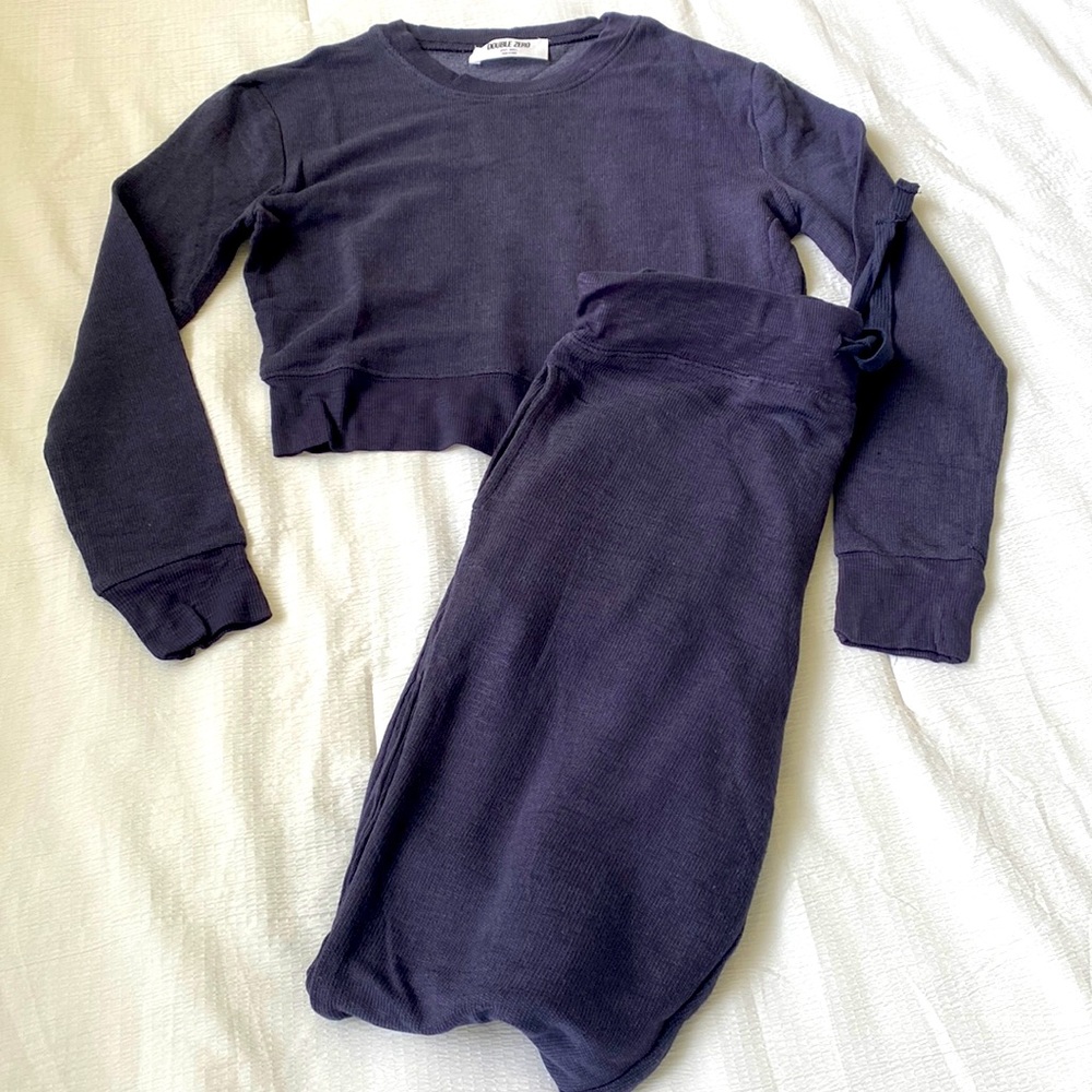 COPY - Double Zero Active jogging Knitted Set
